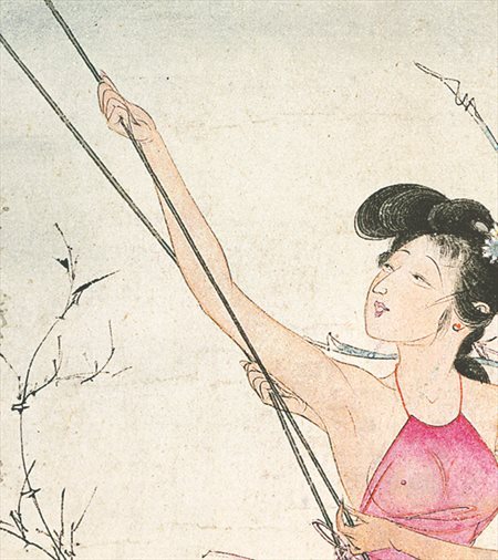 酉阳-胡也佛的仕女画和最知名的金瓶梅秘戏图